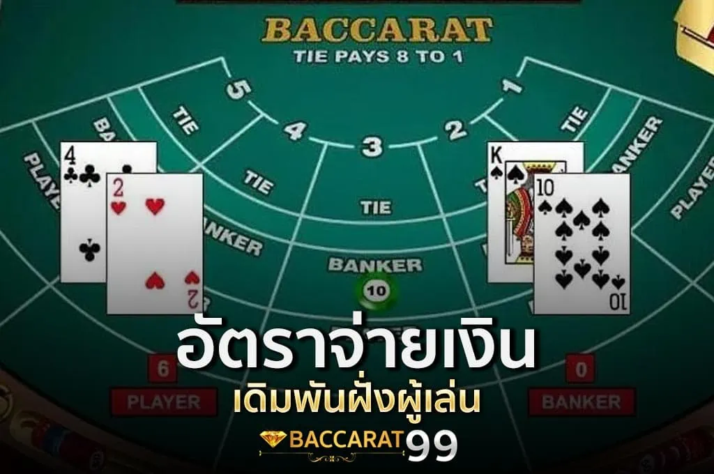 baccarat99 Payout rate Baccarat bets on the player's side to win